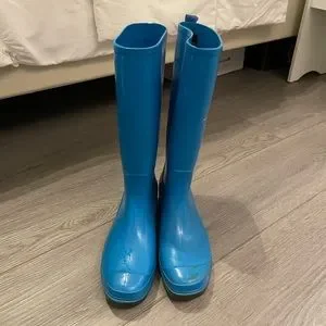ballito blue rain boots